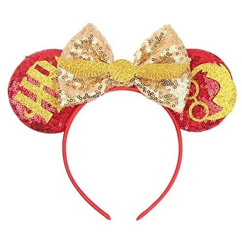 Foeran Mouse Ears Headbands Bolos Brillantes Mouse Yv7ts