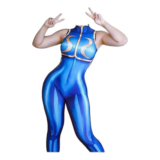 Street Fighter - Disfraz Chun Li Ryu Ken Traje Cosplay 01