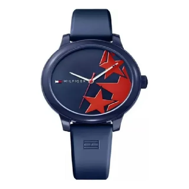 Reloj Tommy H. (1781795) Caucho Azul - Joyas Lan