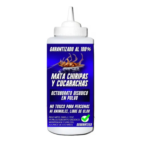 Polvo Mata Chiripas Y Matacucarachas Fumigación Ácido Bórico