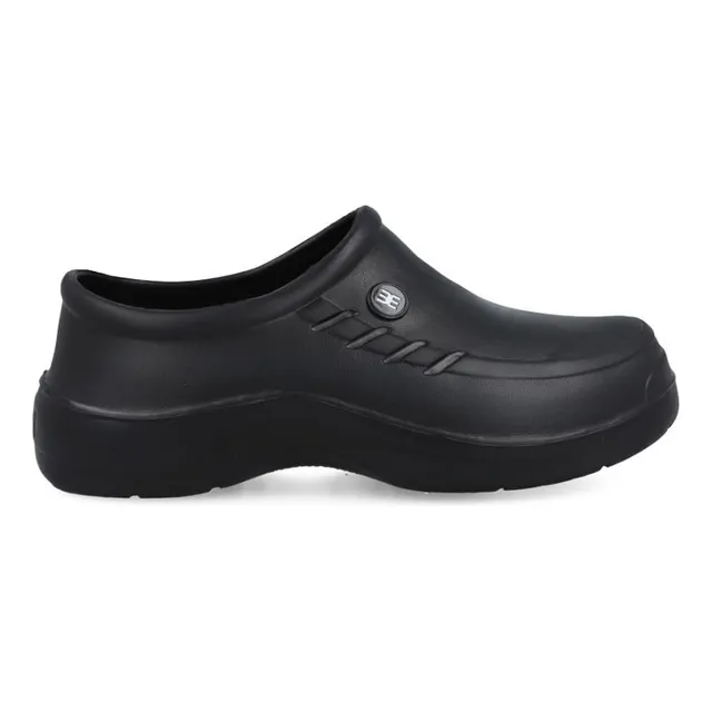 Zapatos Antideslizantes Marca Evacol Ref 080 Negro Blanco