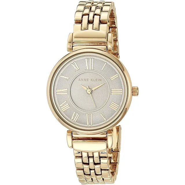 Reloj Anne Klein Ak2158gygb Acero Dorado Para Mujer Original Color del fondo Gris
