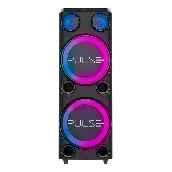 Caixa De Som Torre Double 12 Pol 2300w Bluetooth Cor Preto Pulse SP508