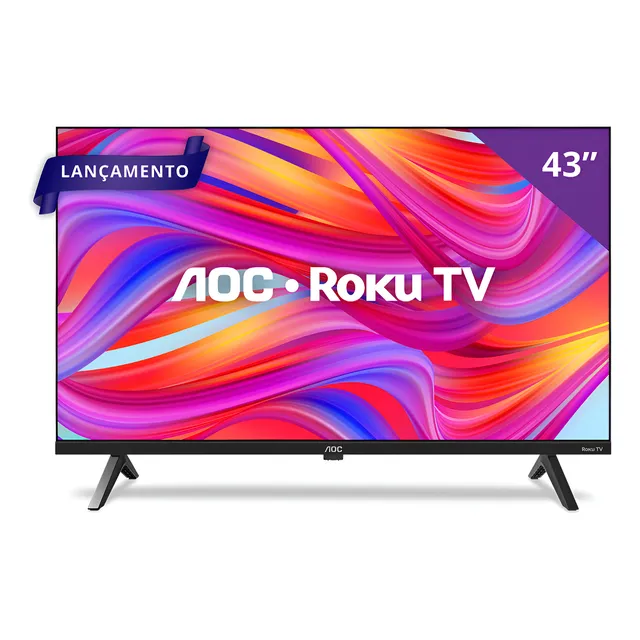Smart Tv 43 Full Hd Aoc Roku Tv 43s5045/78g Hdmi 1 Usb Wifi