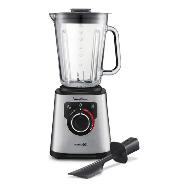 Licuadora Moulinex Perfect Mix + Digital Jarra de Vidrio 1200w 220V Color Gris LM871D10
