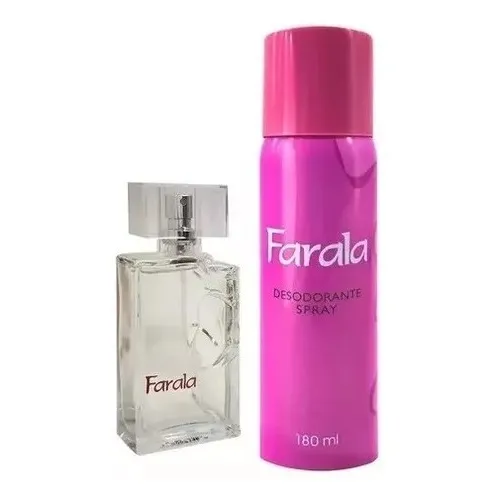 Set Perfume Farala 50ml + Desodorante Spray 100ml