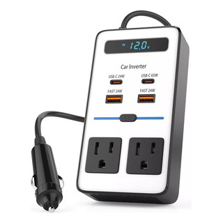 Convertidor Inversor De Corriente Para Auto 12v A 110v 200w Convertidor Inversor De Corriente Para Auto 12v A 110v 200w