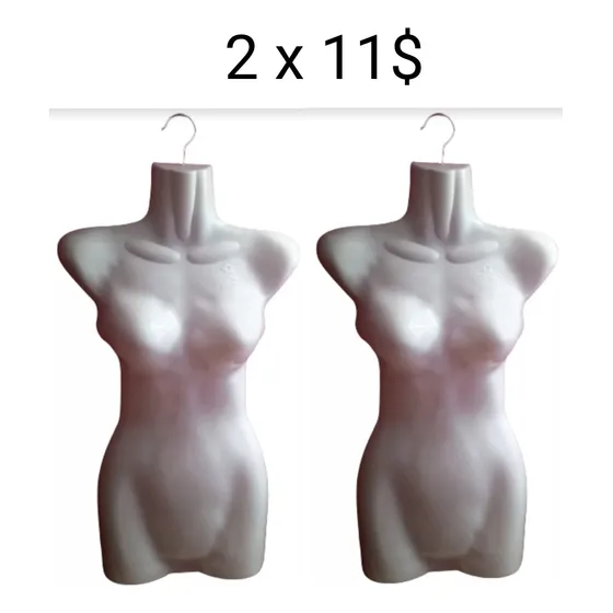Bosty Lady, Maniquí Medio Torso Mujer, Plástico Con Gancho