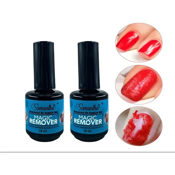 Removedor Magico Esmalte En Gel 2 A 3 Minutos Fácil Uso