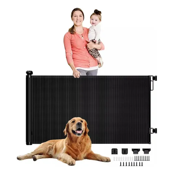 Reja Puerta De Seguridad Retráctil Para Bebe Mascotas 150cm