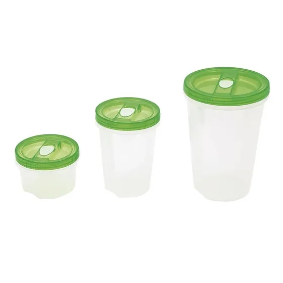 Tesso Set 3 Contenedores Micro Y Refri Súper Resistentes