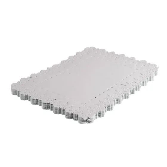 Blondas Papel Blanca Rectangular 31*37 Cm X 100 U.