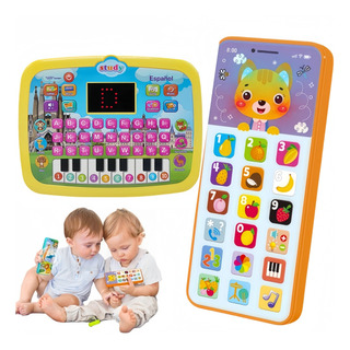 Computadora Juguete Para Niño Laptop 2 Piezas,español Computadora Juguete Para Niño Laptop 2 Piezas,español