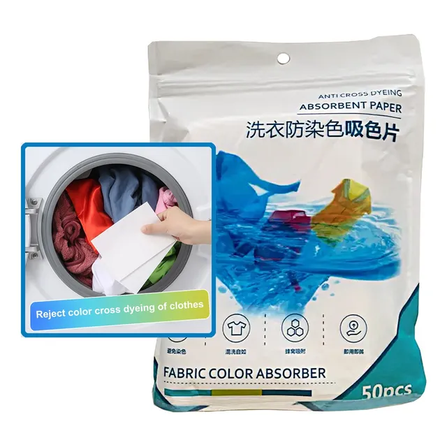Papel Absorbente De Color Para Lavar Ropa