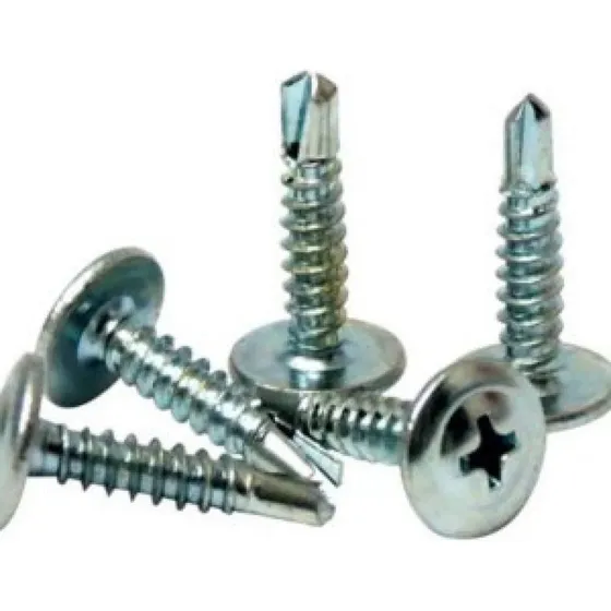 Tornillo Autoperforante Wafer Punta Mecha 8 X 1 100un
