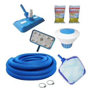 Kit Limpeza Aspirador + Peneira + Flutuador + Mangueira 4 M Kit Limpeza Aspirador + Peneira + Flutuador + Mangueira 4 M