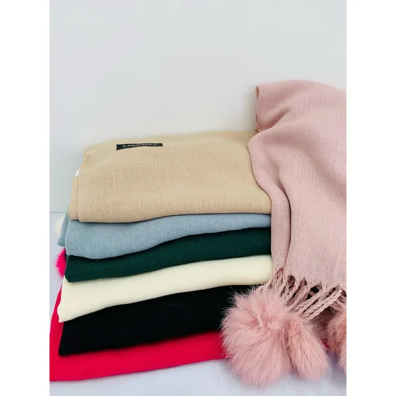 Cachecol Lenço Echarpe Pashmina Xale Inverno Frio Feminino