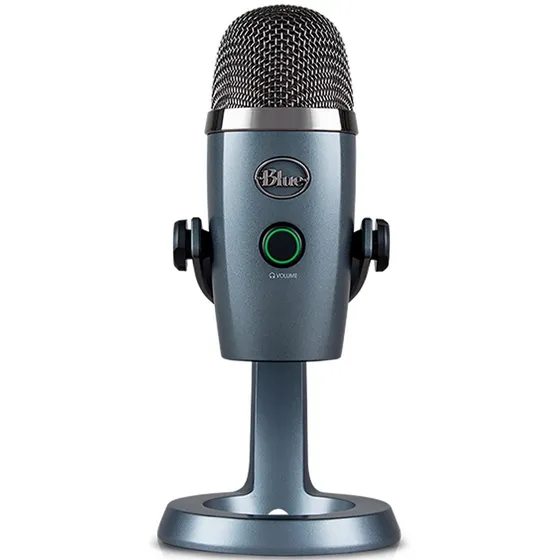 Micrófono Blue Yeti Nano Condensador Omnidireccional Color Shadow Grey