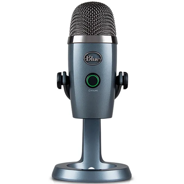 Micrófono Blue Yeti Nano Condensador Omnidireccional color shadow grey