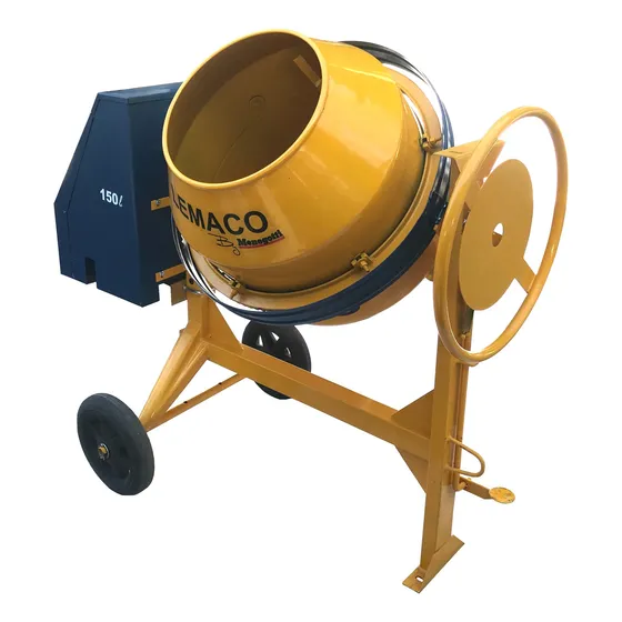 Betonera Volteo Tv150 Monofásico 1hp Lemaco - Menegotti