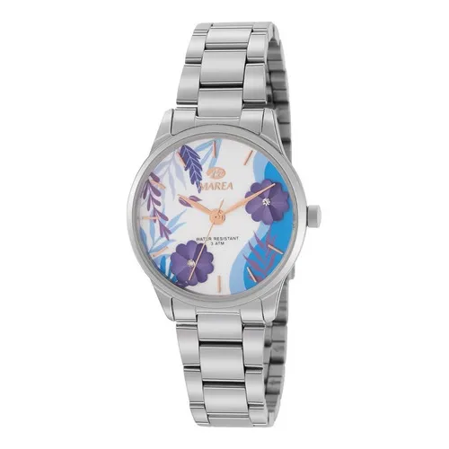Marea Watch B5421102 Color de la correa Plateado Color del bisel Plateado Color del fondo Motivos florales
