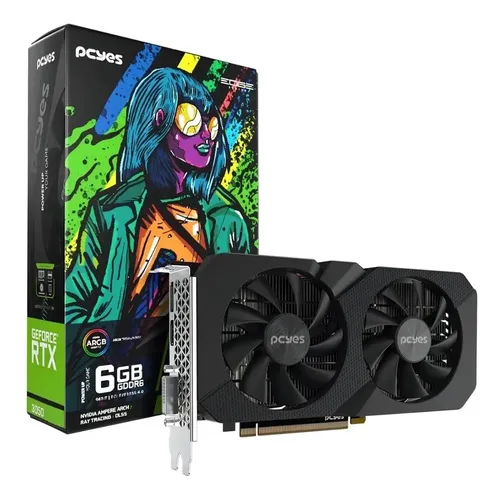 Placa De Video Nvidia Rtx 2060 6gb 192bits Gddr6 Hdmi Gamer