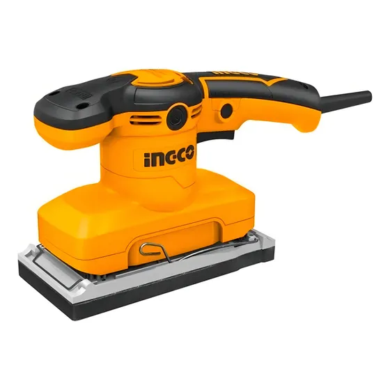 Lijadora Orbital Ingco Fs3208 320w 14000 Rpm Mf Shop Color Naranja Frecuencia 60 Hz