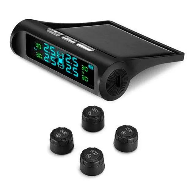 Medidor De Presión De Llanta Solar Interno Sensor Tpms