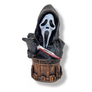 Boneco Busto Action Figure Ghostface Panico Scream Resina Boneco Busto Action Figure Ghostface Panico Scream Resina