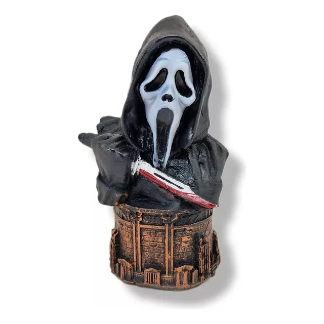 Boneco Busto Action Figure Ghostface Panico Scream Resina