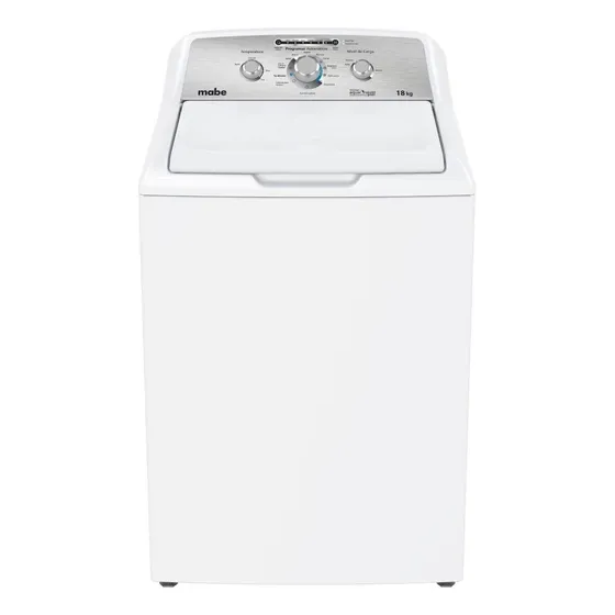 Lavadora Automática Mabe Hasta 18kg 127v Color Blanco