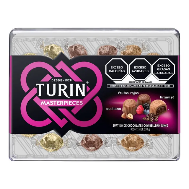 Turin Masterpieces Chocolates rellenos Estuche 270 g