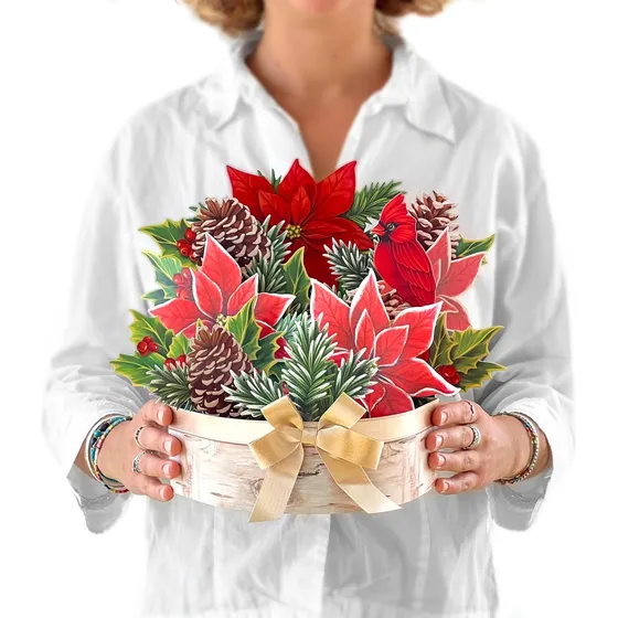 Freshcut Tarjetas Emergentes De Papel, Ramo De Flores D...