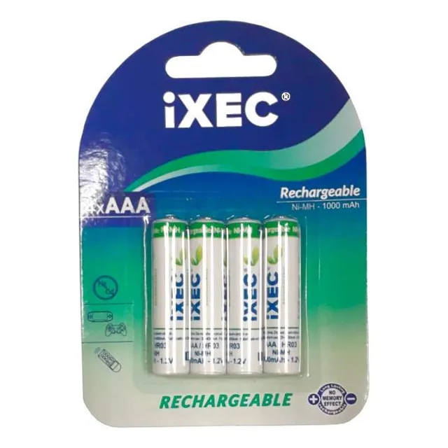 Pila Recargable Aaa 1,2v 1000mah