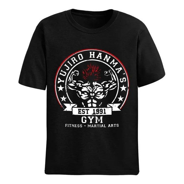 Camiseta Basica Camisa Yujiro Hanma Gym Baki Campeao Unissex