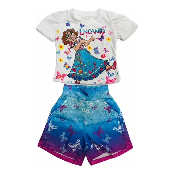 Conjunto Encanto Mirabel Madrigal Short Y Franela