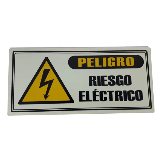 Señal Estándar Riesgo Eléctrico 30*15