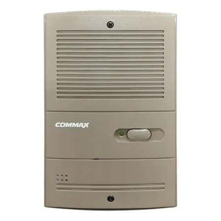 Frente Portero Eléctrico Commax DR-201H para Embutir, Color Gris