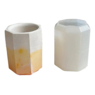 Molde Silicon Maceta Jarrón Florero Octagonal Alto Concreto Molde Silicon Maceta Jarrón Florero Octagonal Alto Concreto