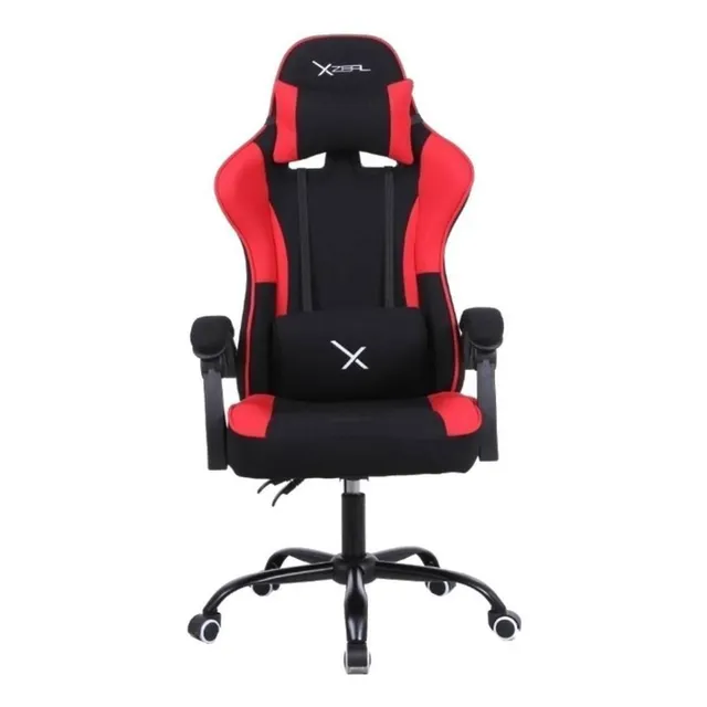 Silla de escritorio Xzeal XZ20 gamer ergonómica negra y roja