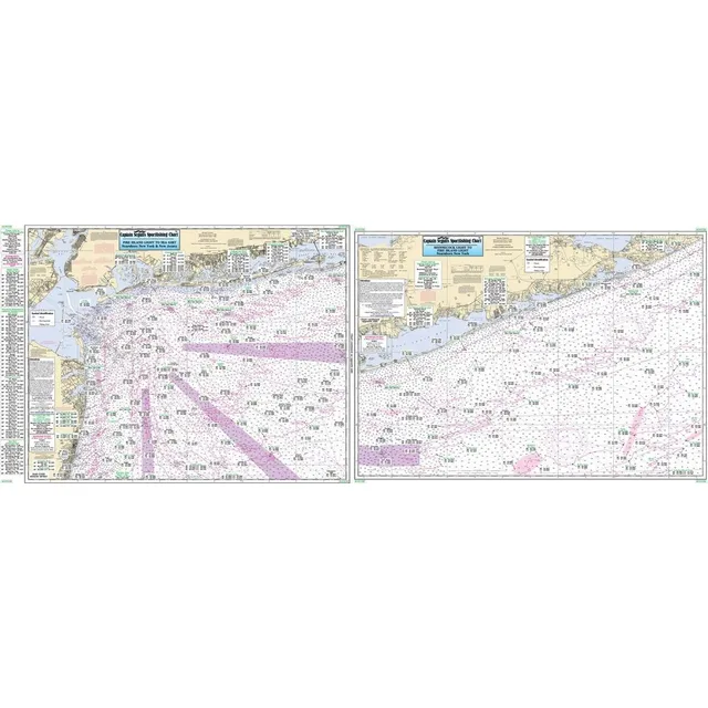 Off Coastal Nueva York  Laminado Nautico Navegacion |