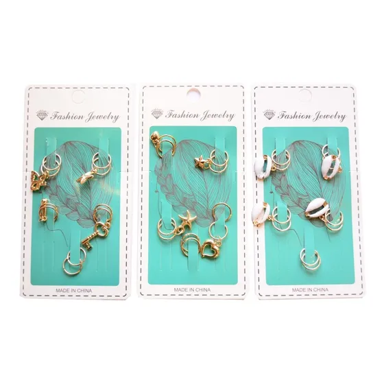 Argollas Para Trenzas Dijes Modelos Surtidos X Mayor X 12 U.