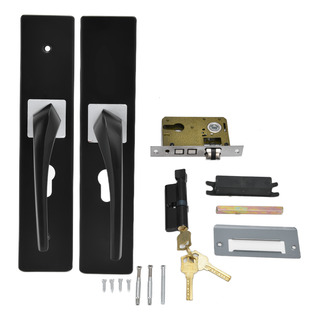 Manilla De Puerta Negra Simple Mute Universal Household Manilla De Puerta Negra Simple Mute Universal Household