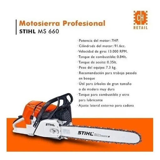 Motosierra Stihl Mod Ms 660 Espada 36 Pulgadas Oferta 