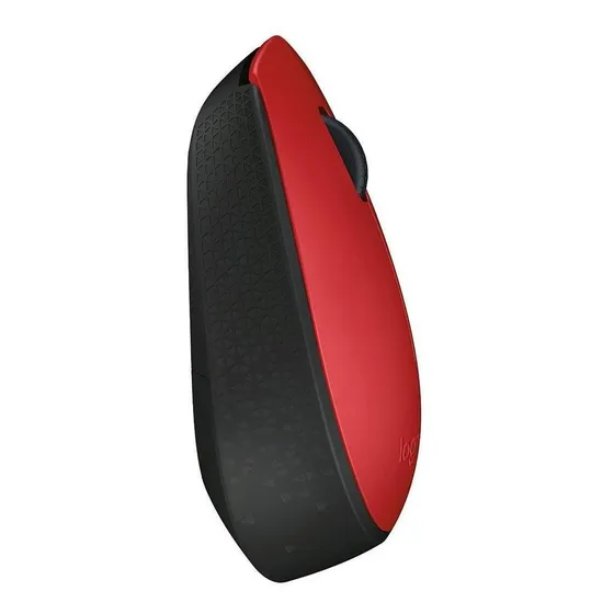Mouse sem fio Logitech M170 com Pilha Inclusa - Vermelho