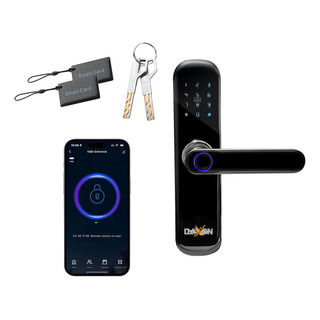 Daxxon B-110 Negro Cerradura Chapa Inteligente Daxxon Biometrico Wifi App Daxxon B-110 Negro Cerradura Chapa Inteligente Daxxon Biometrico Wifi App