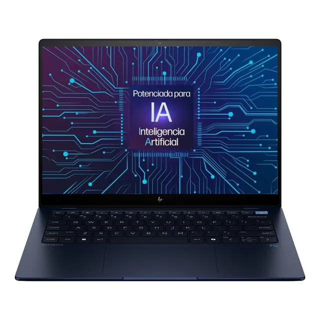 Laptop HP EliteBook Ultra G1q, Qualcomm Snapdragon X Elite X1E-78-100, 16GB RAM, Pantalla Táctil, 2.2K, 14", Windows 11 Pro, Potenciado con IA