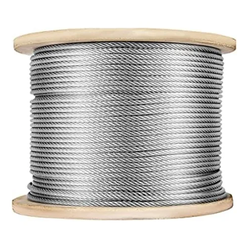 Piola Cable De Acero 3/8 (10mm) Galvanizado 6x19 Af 100 Mts