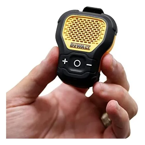 Bocina Portatil Dewalt Bluetooth Yellow , Con Clip Magnetico
