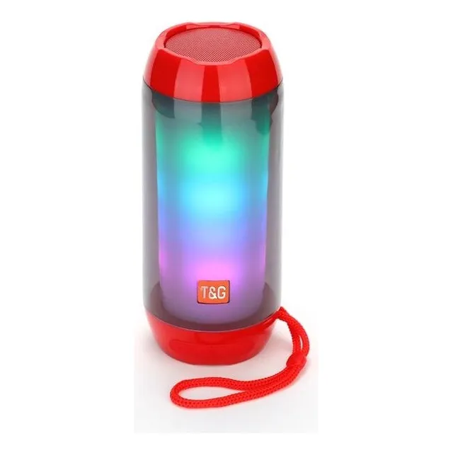 Parlante Altavoz Inalámbrico Portátil Colorido Con Luces Led